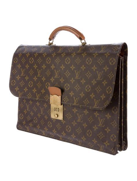 louis vuitton gold briefcase|louis vuitton briefcase vintage.